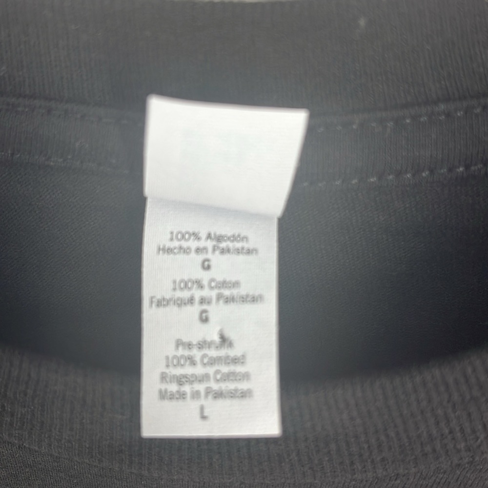 Michael Jackson black crew neck short sleeve t-shirt dead stock men’s Large Y2K - Picture 5 of 9